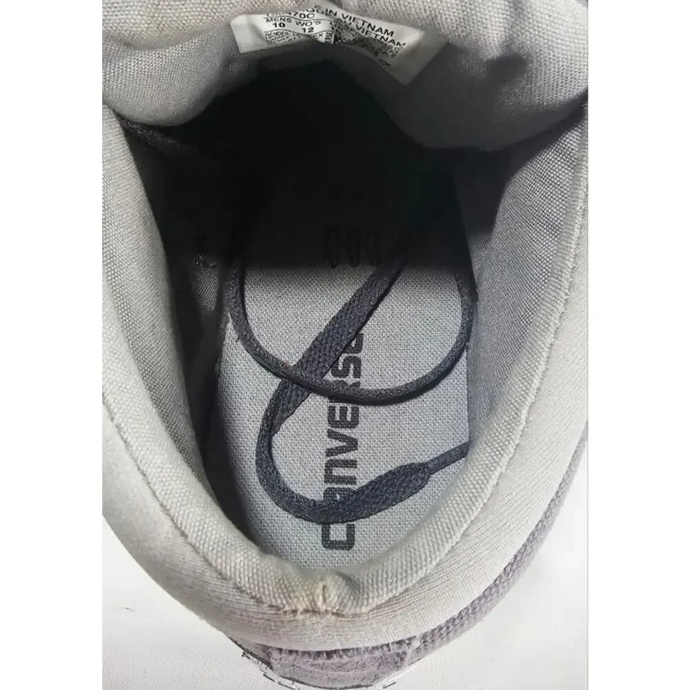 Converse Chuck Taylor All Star Street High Sneakers Grey Mens Size 10